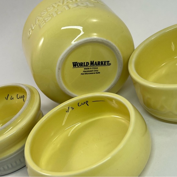 World Market Mason Ceramic Nesting Measuring Cups - Picture 7 of 8